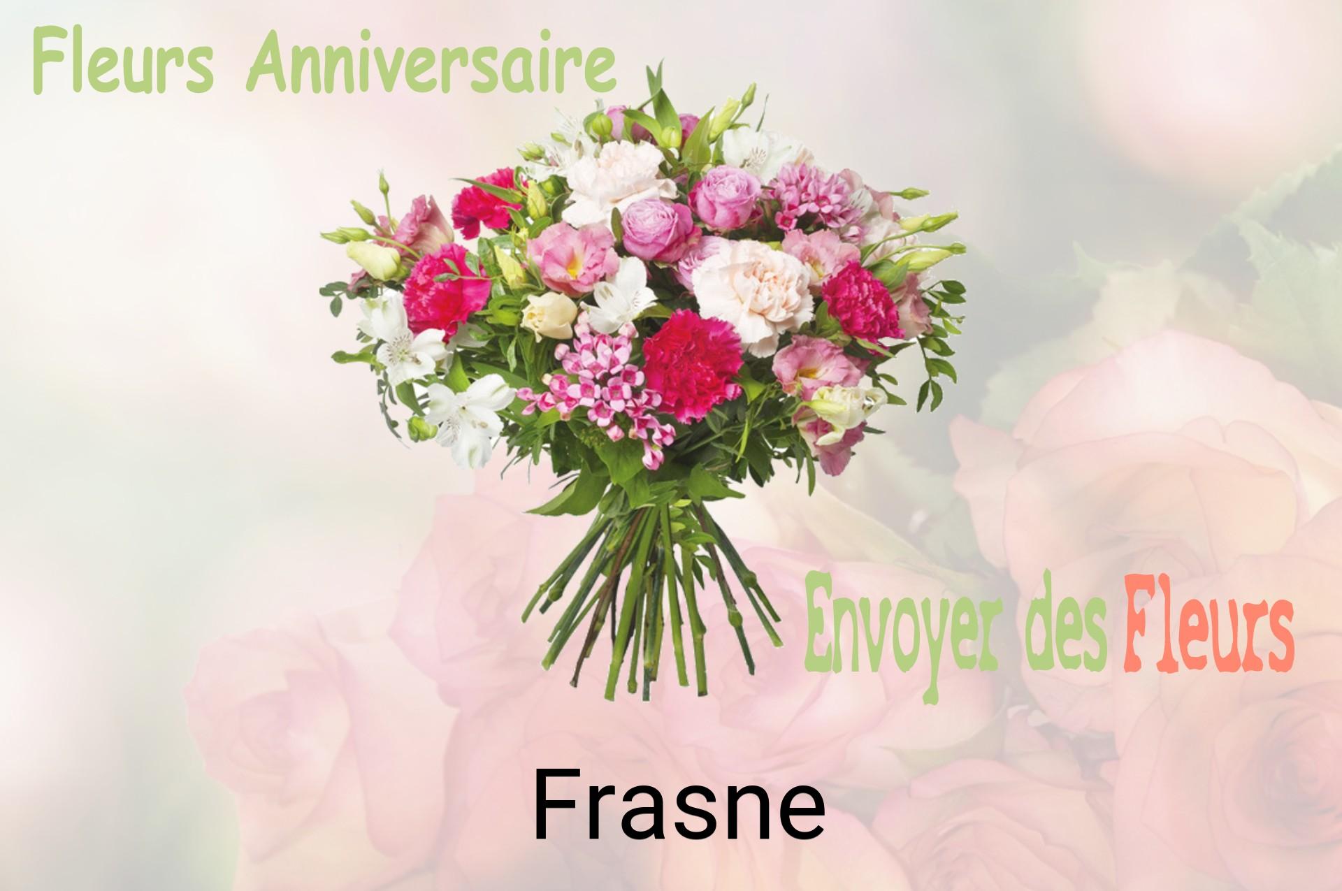 Bouquet de fleurs d’anniversaire livré à Frasne